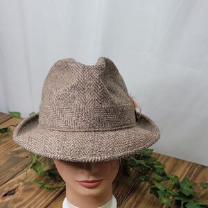 Dorfman Pacific Co. Vintage. Wool Tweed Fedora. EUC